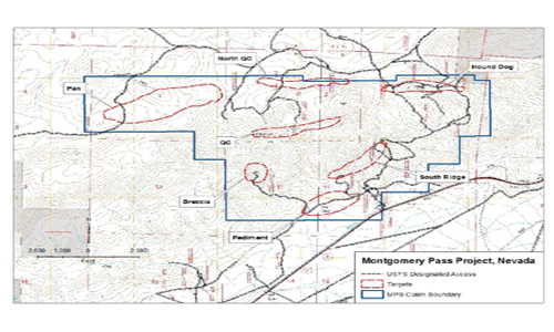 Montgomery Pass Project in Nevada, USA 